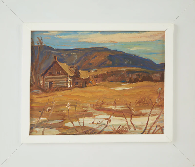 Alexander Young Jackson, Gatineau, oil on board, 1960 - view 2