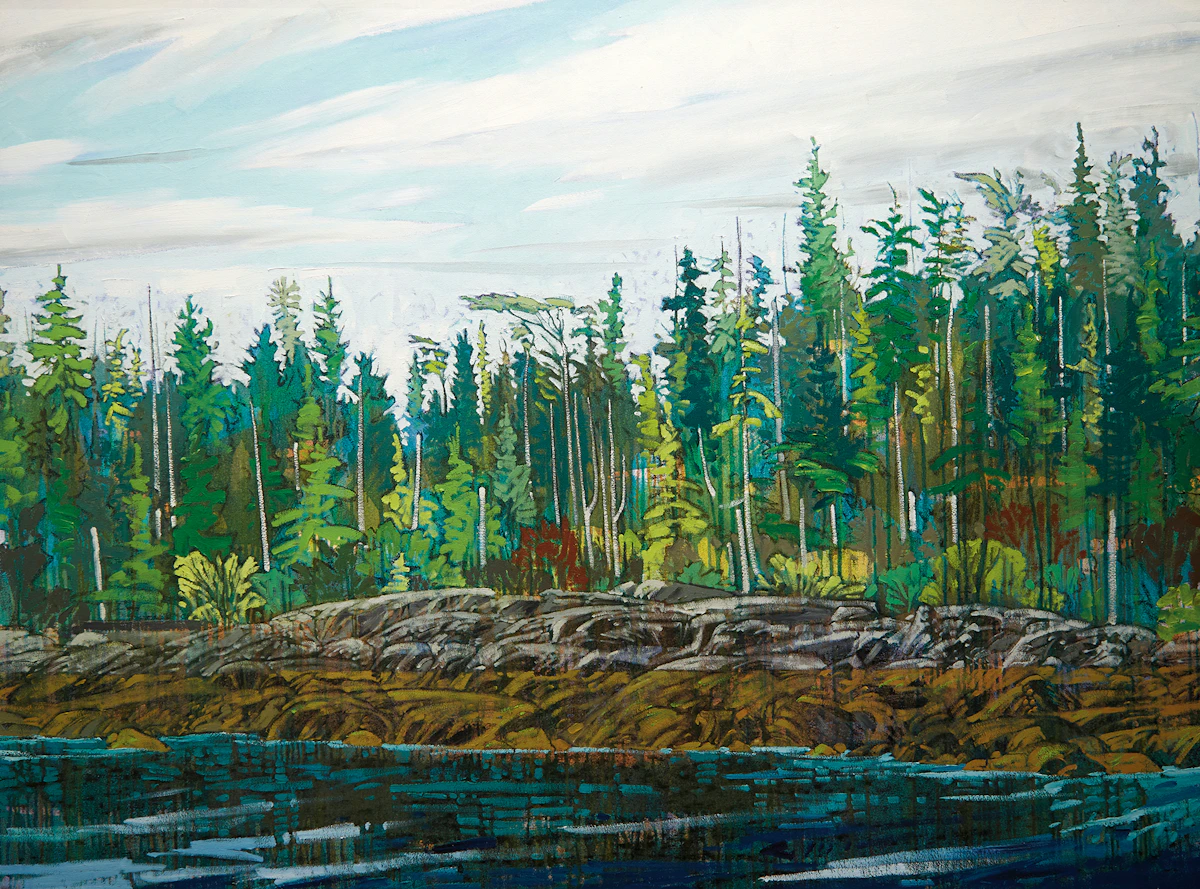 Edward W. (Ted) Godwin, Ivory Point, Low Tide, oil on canvas