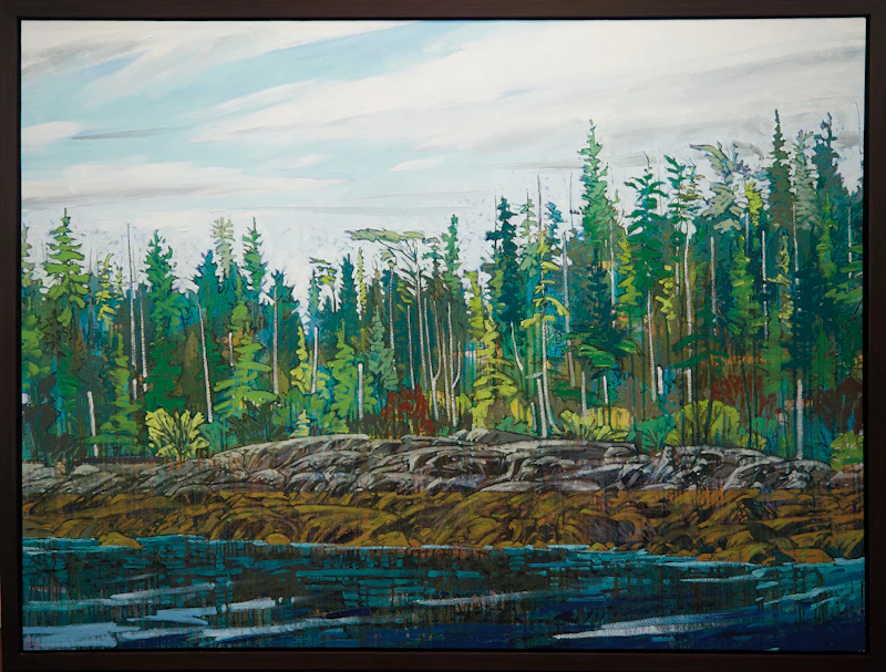 Edward W. (Ted) Godwin, Ivory Point, Low Tide, oil on canvas - view 2