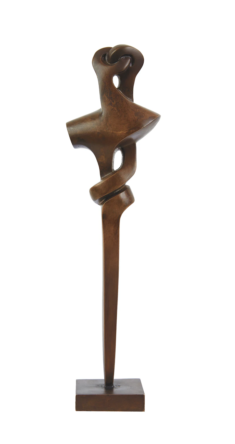 Sorel Etrog, The Couple Study, bronze, 1965 - view 4