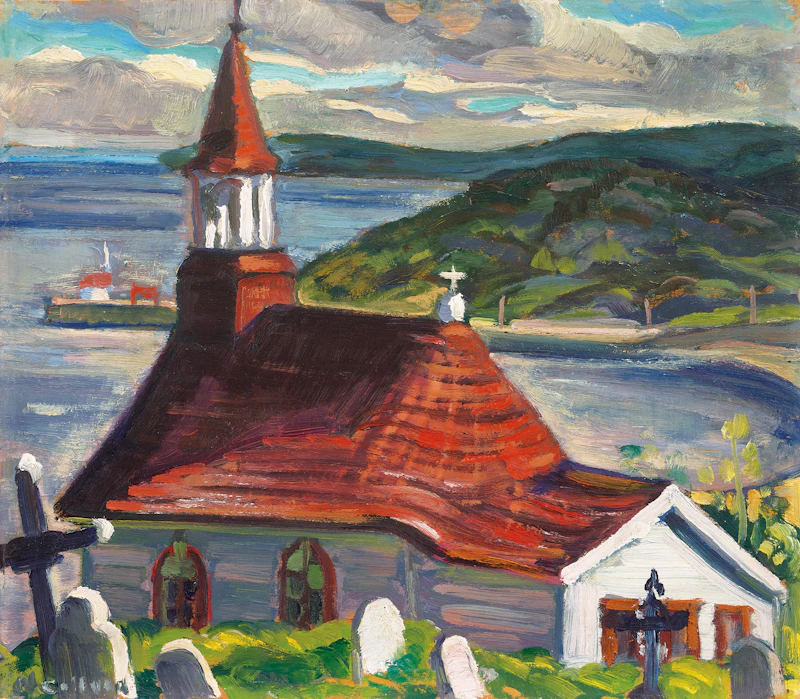 Indian Church, Tadoussac, Quebec by Nora Frances Elisabeth Collyer