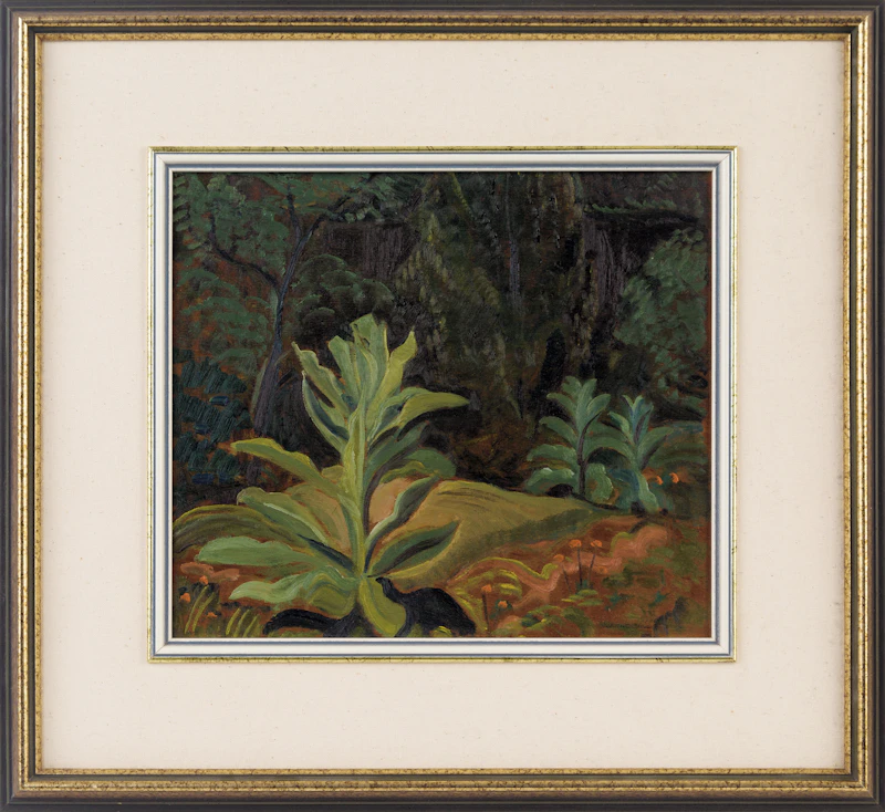 Anne Douglas Savage, Mullein, oil on board - view 2
