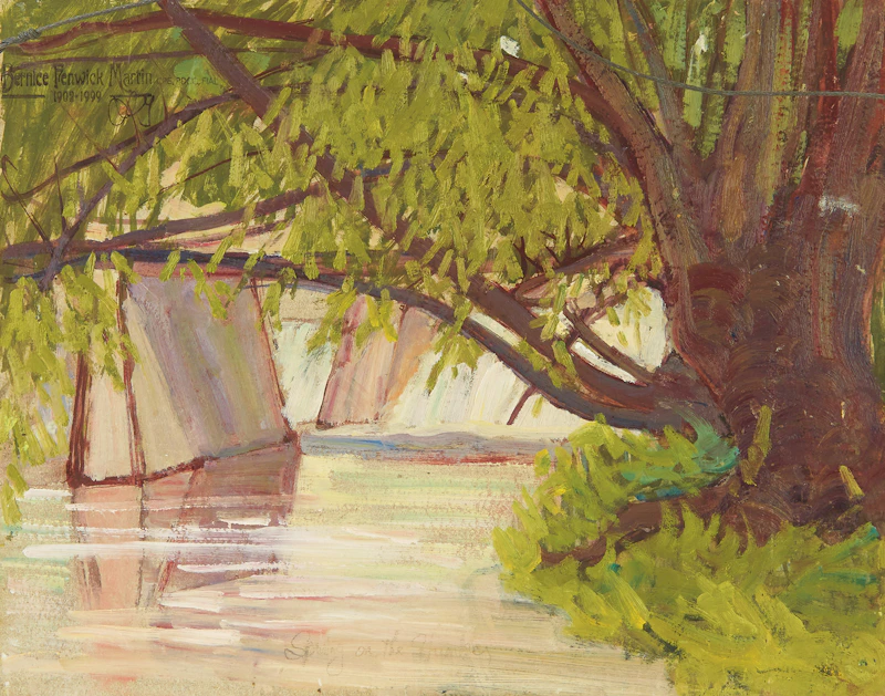 Bernice Fenwick Martin, River Landscape, Port Hope