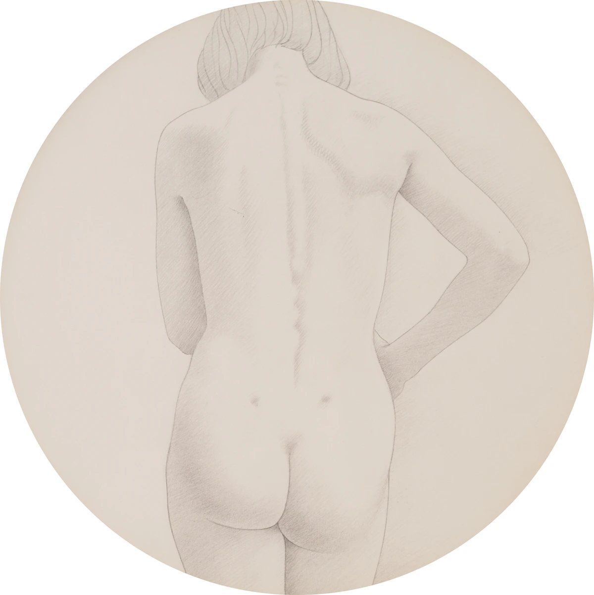 Christopher Pratt, Donna, pencil drawing, 1975