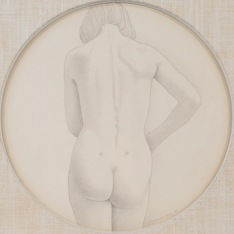 Christopher Pratt, Donna, pencil drawing, 1975 - view 2