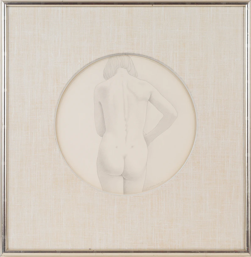 Christopher Pratt, Donna, pencil drawing, 1975 - view 3
