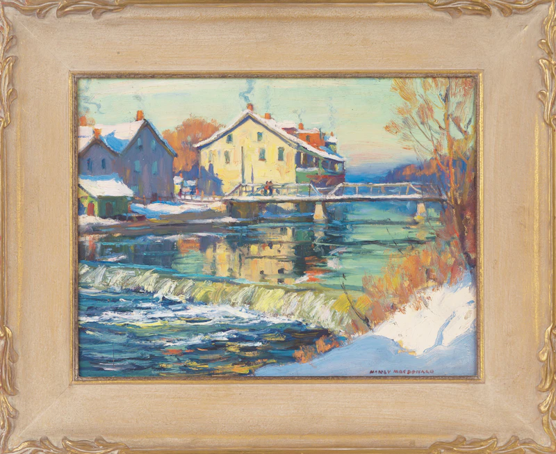 Manly Edward MacDonald, Fall River Landscape, oil on canvas board - view 2