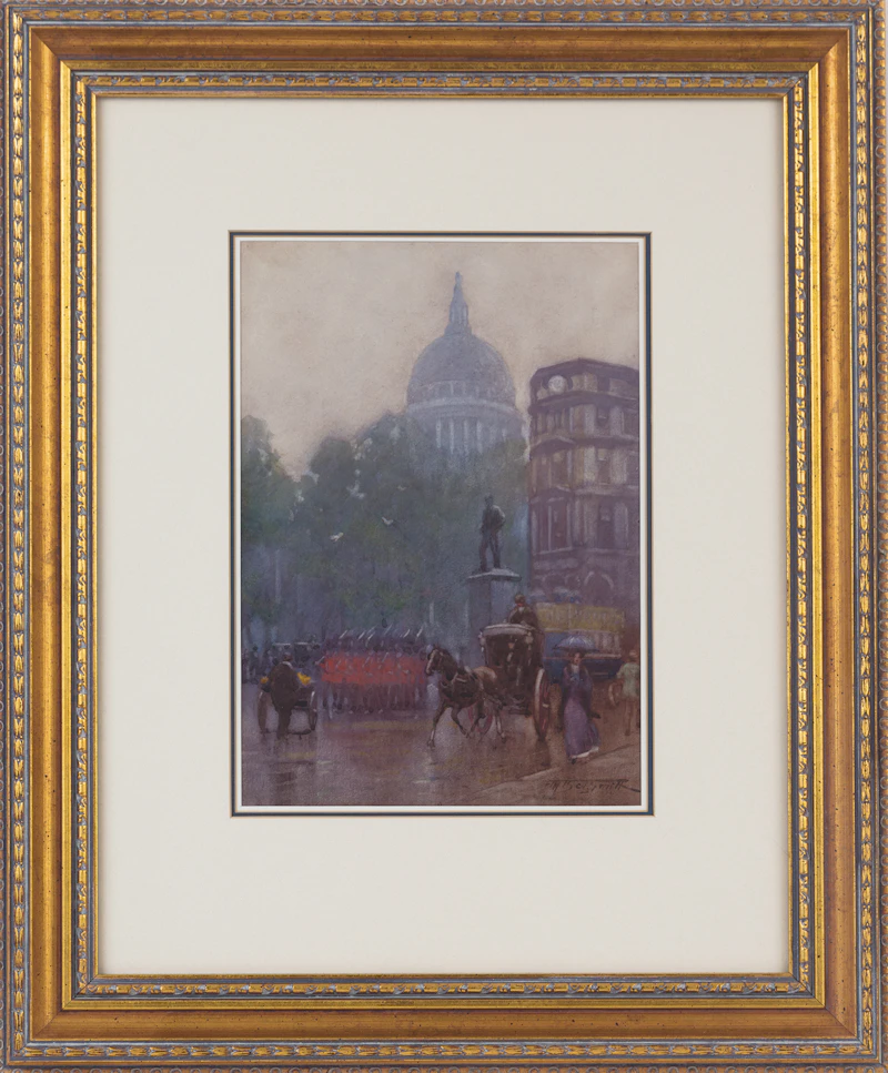 Frederic Marlett Bell-Smith, St. Paul’s Dome, London, watercolour - view 2