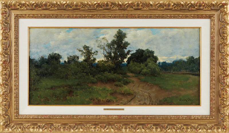 Marc-Aurèle de Foy Suzor-Coté, Paysage, oil on canvas - view 2