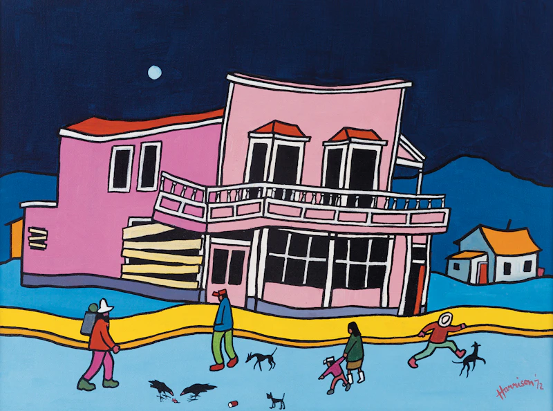 Ted Harrison, Old Gun Shop, Dawson