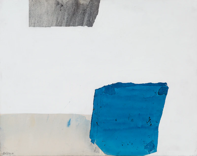 Toni Onley, Quiet Zone, oil and collage on board, 1964 - view 1
