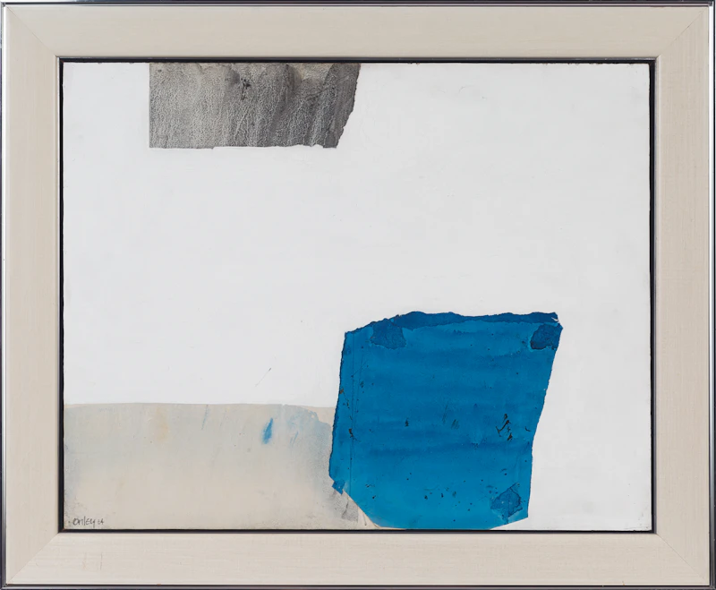 Toni Onley, Quiet Zone, oil and collage on board, 1964 - view 2