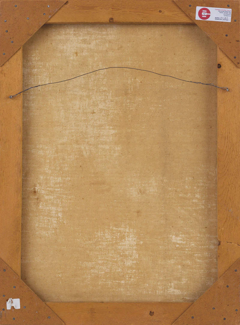 Christian Marcel Barbeau, Un homme et une femme, oil on canvas, 1959 - view 2