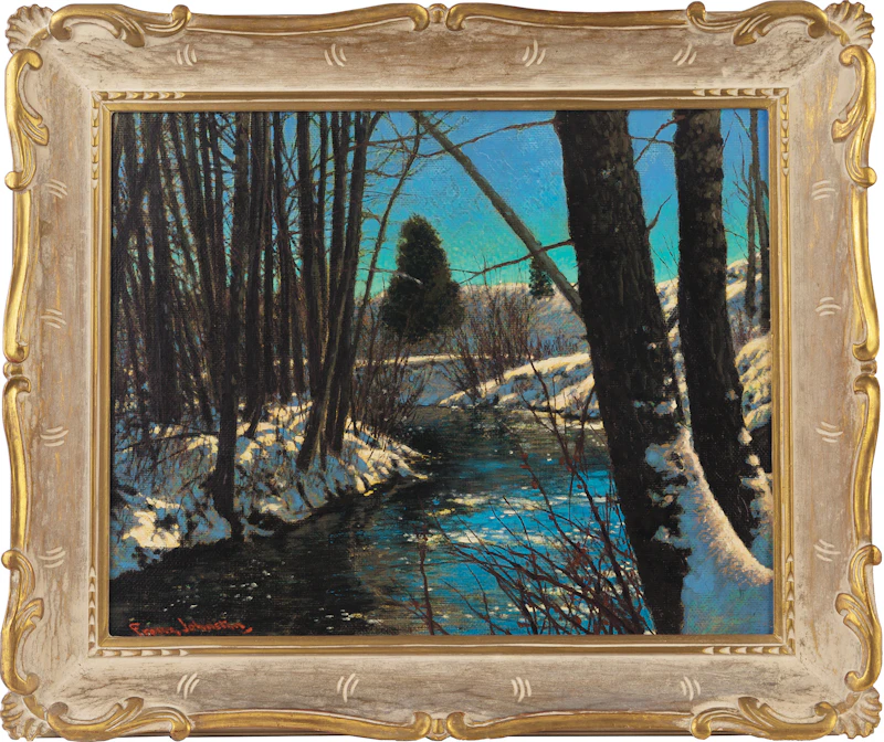 Frank Hans Johnston, Fine Weather, oil on board - view 2