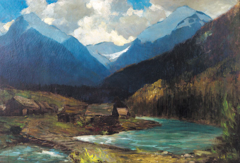 Frederic Marlett Bell-Smith, Logging Camp, British Columbia
