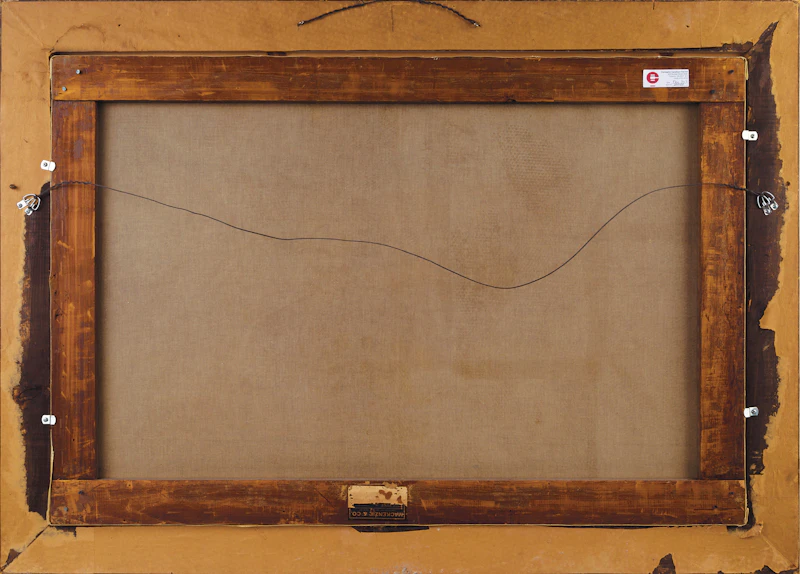 Frederic Marlett Bell-Smith, Logging Camp, British Columbia, oil on canvas - view 3