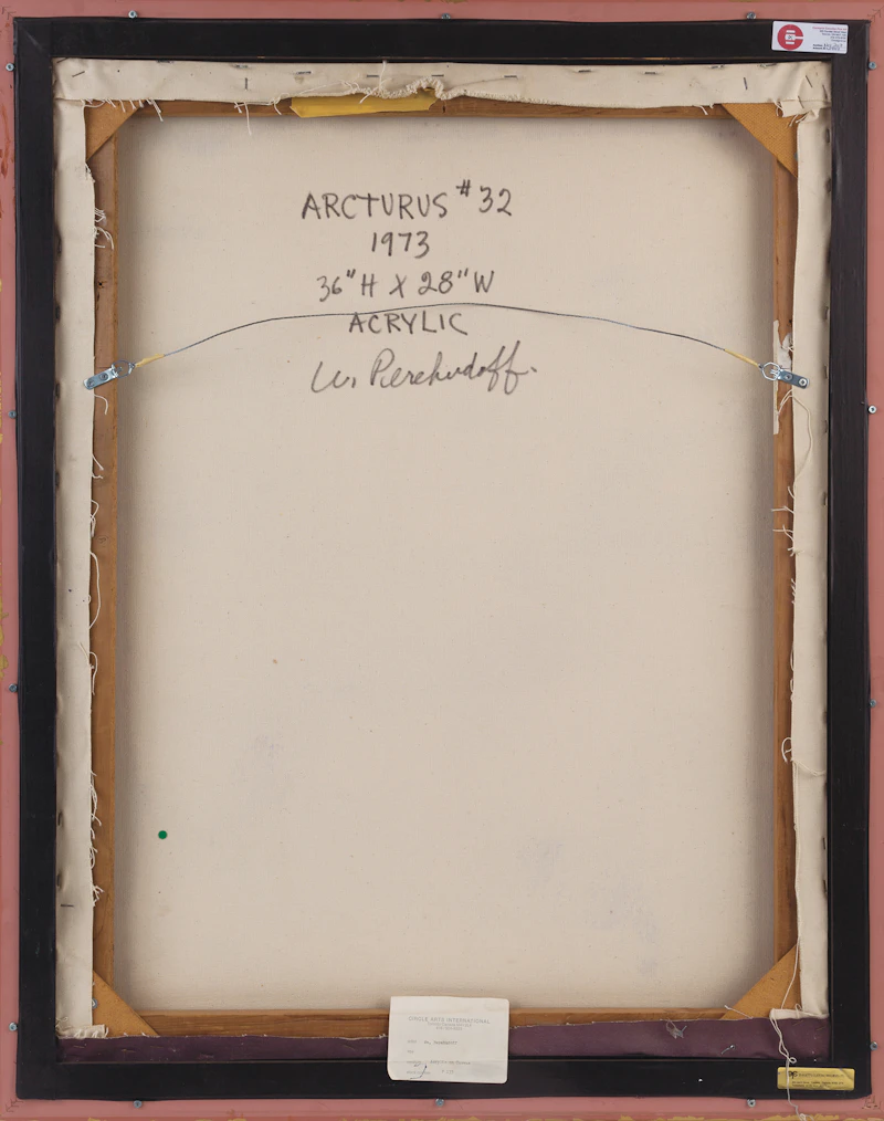 William Perehudoff, Arcturus #32, acrylic on canvas, 1973 - view 3