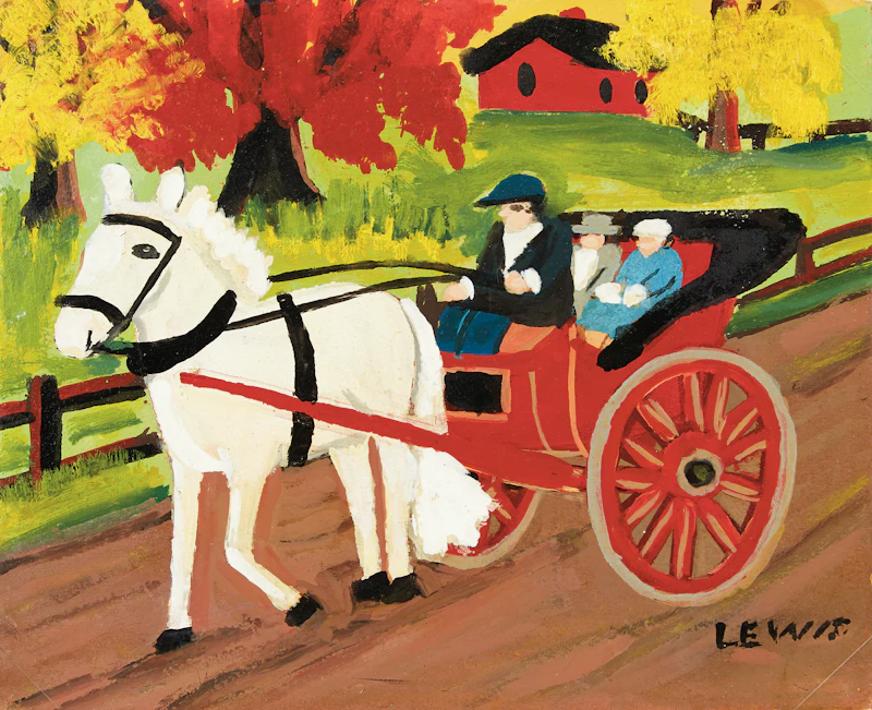Maud Lewis, Horse-Drawn Carriage