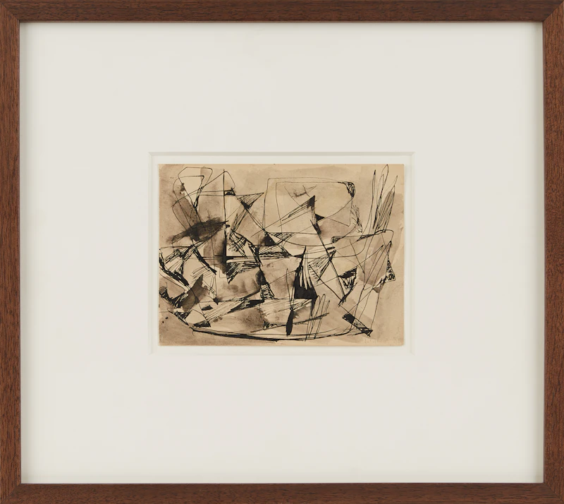 Jean Paul Riopelle, Sans titre, ink and watercolour, 1946 - view 2