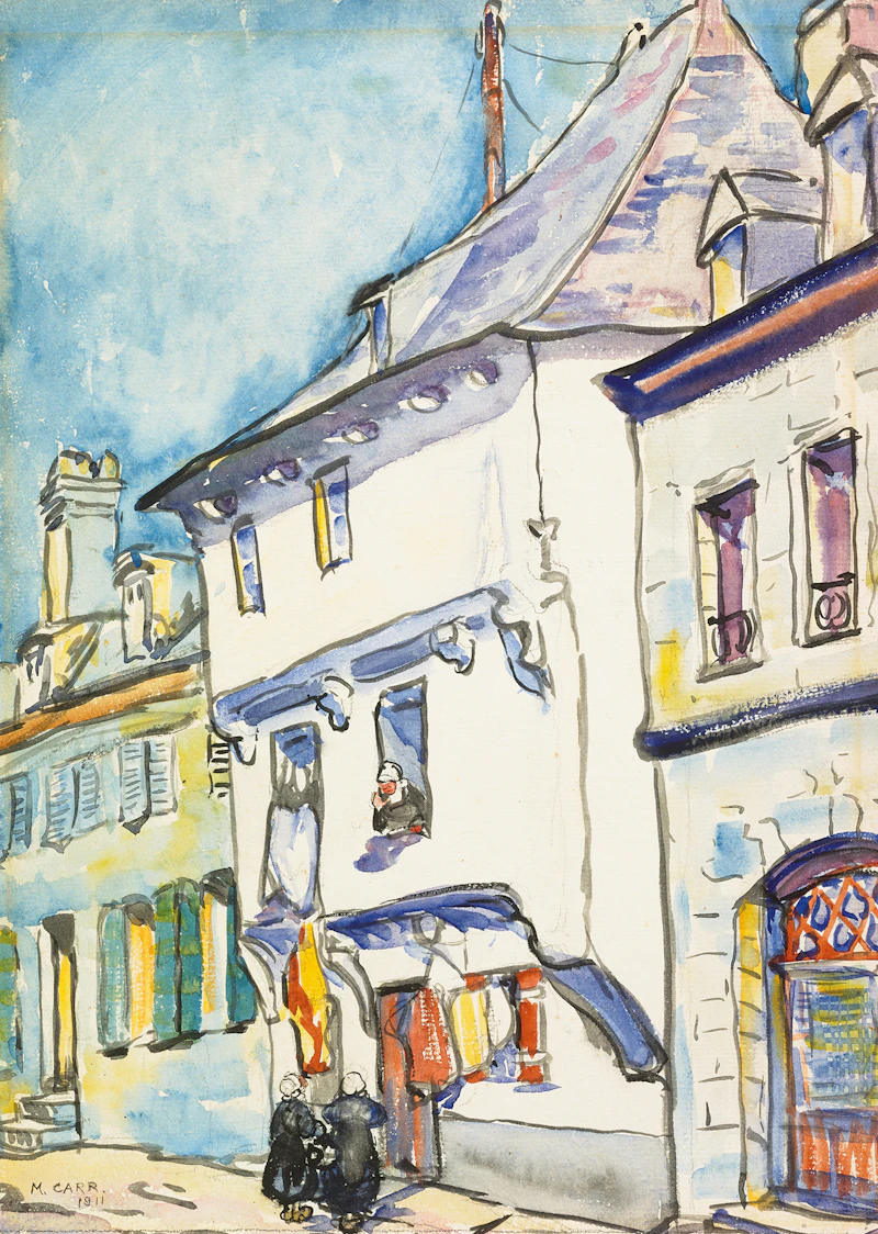 Emily Carr, European Street Scene