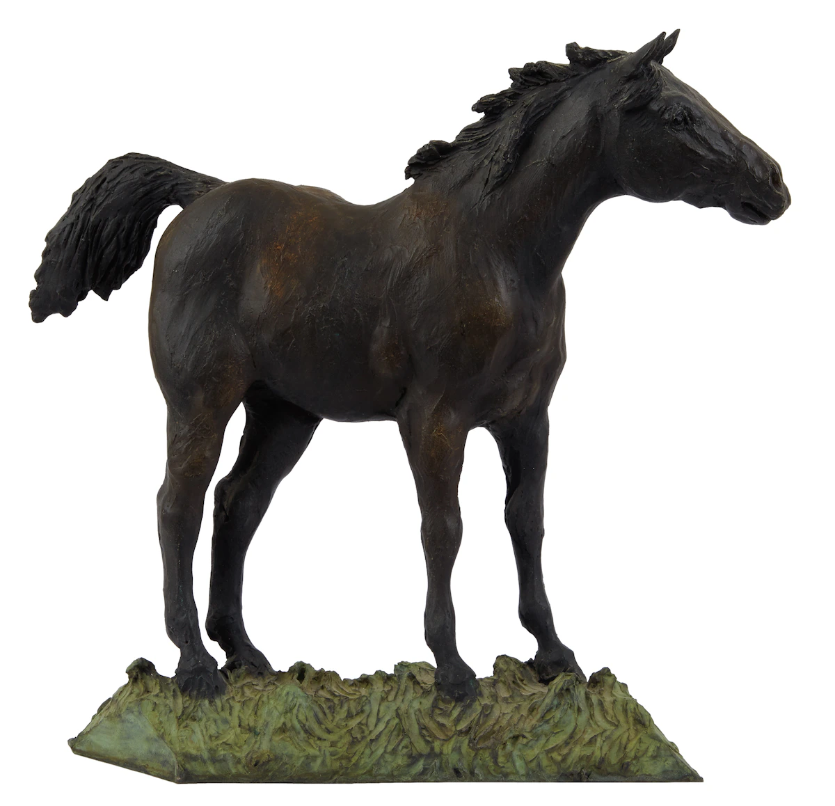Joe Fafard, Cold Lake #7, chemical patina on bronze, 1999