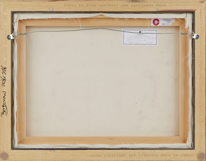 Jacques Hurtubise, Oeil de Chimère II, acrylic on paper, 1985 - view 3