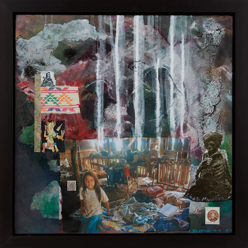 Jane Ash Poitras, Resurrection, mixed media on canvas - view 2