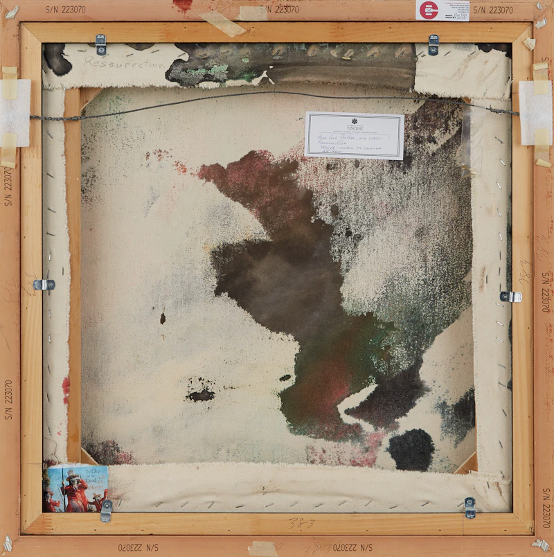 Jane Ash Poitras, Resurrection, mixed media on canvas - view 3