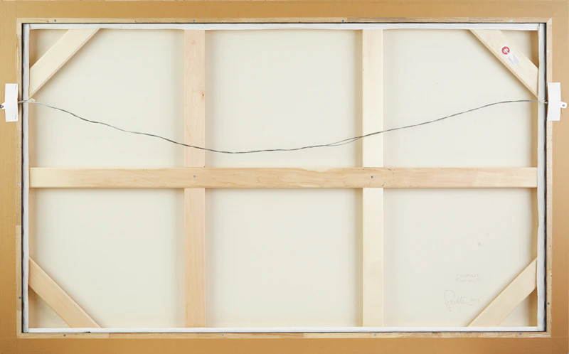 Charles Pachter, Lookout (Moose Proud), acrylic on canvas, 2015 - view 3