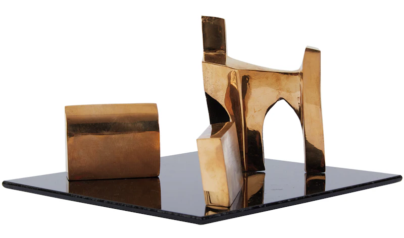 Yves Trudeau, Parvis et Portail #27, polished bronze, 2005 - view 2