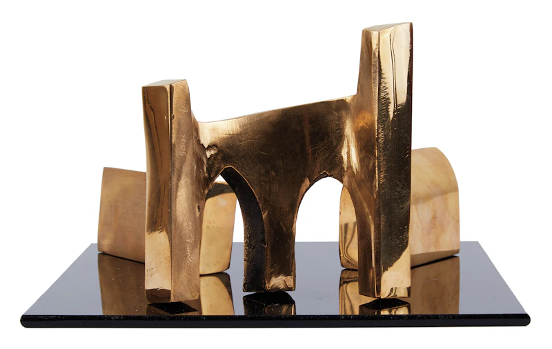 Yves Trudeau, Parvis et Portail #27, polished bronze, 2005 - view 3