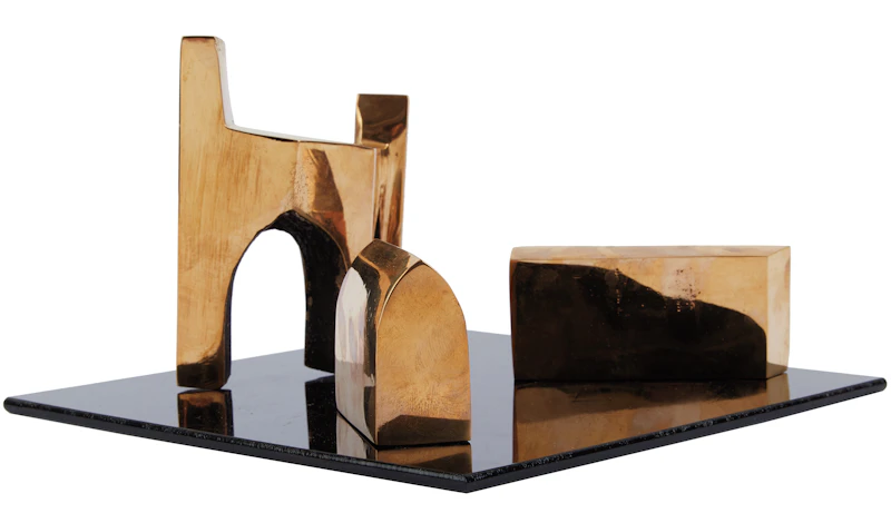 Yves Trudeau, Parvis et Portail #27, polished bronze, 2005 - view 4