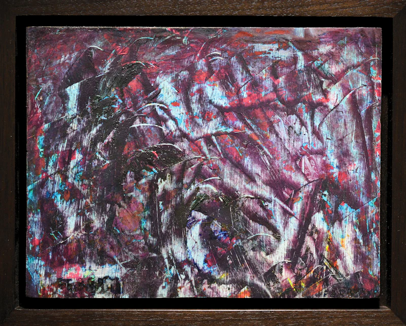 Marcelle Ferron, Sans titre, oil on board, 1949 - view 2