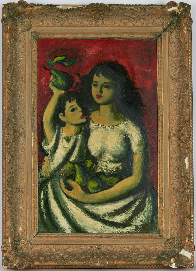 William Arthur Winter, Pears, oil on board - view 2
