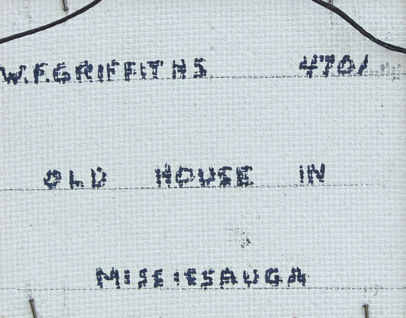 Wilf Frank Griffiths, Old House in Mississauga; Oblong River Haliburton, pair of oils on board - view 4
