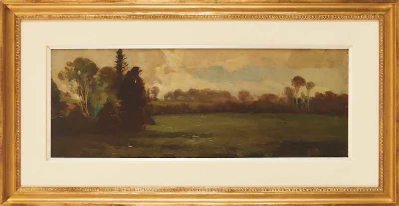 Canadian School, Pastoral Landscape, oil on card - view 2
