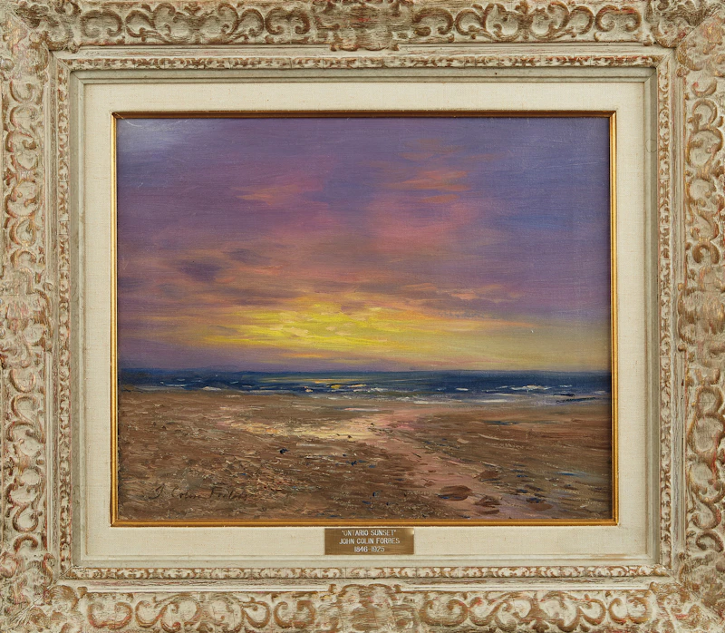 John Colin Forbes, Ontario Sunset, oil on canvas - view 2