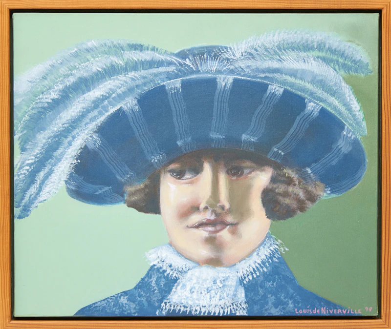 Louis de Niverville, La Cocquette, acrylic on canvas, 1999 - view 2