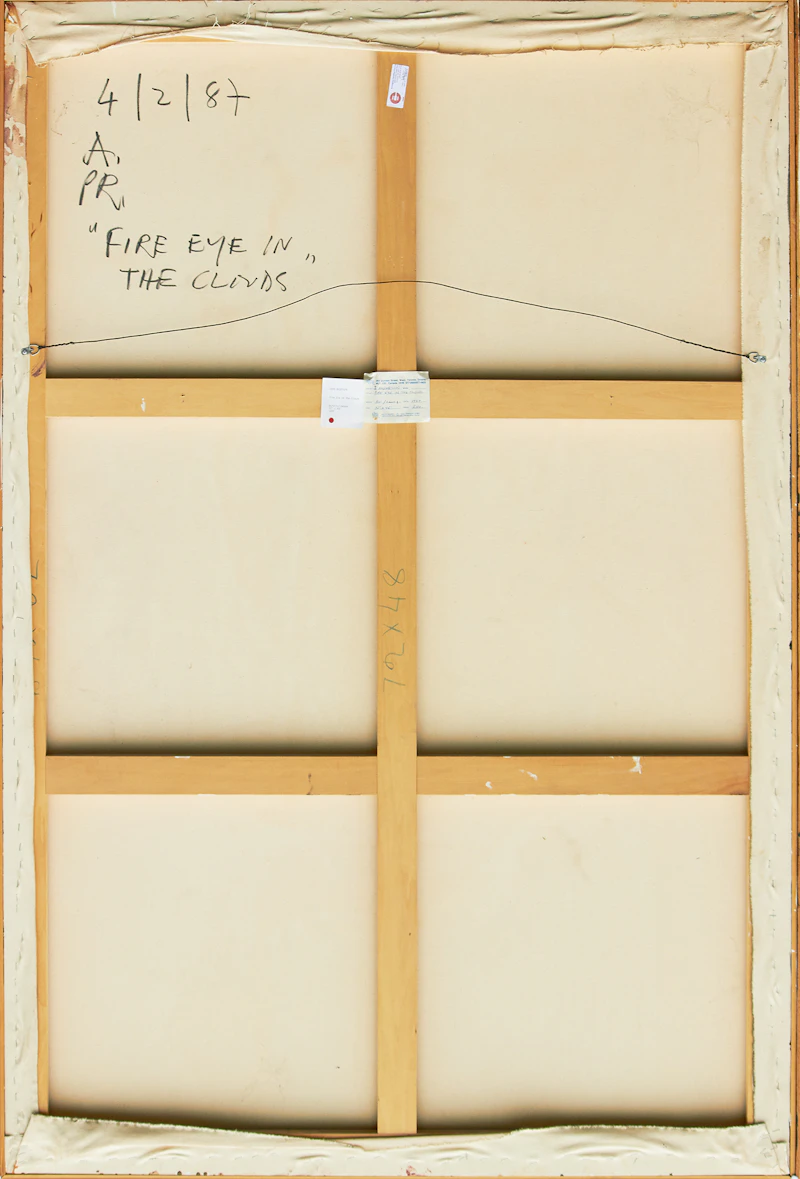 John Anderson, Fire Eye in the Clouds (Alexander Park Series), oil on canvas, 1987 - view 3