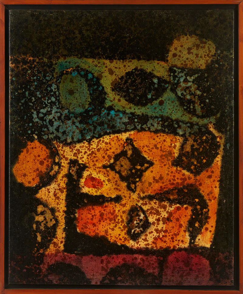 Gérard Tremblay, L’Argile de Main, oil on canvas, 1970 - view 2
