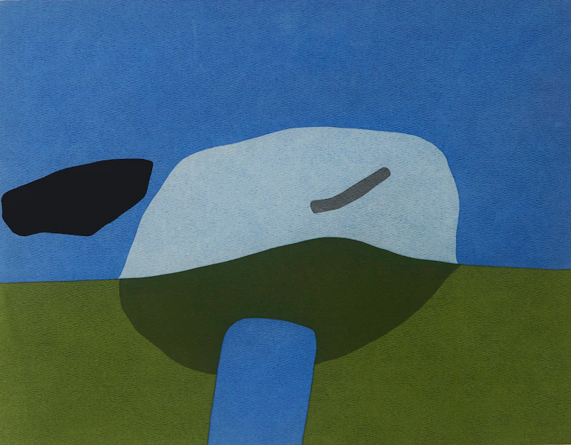 Toni Onley, Haunted Field, colour serigraph - view 2