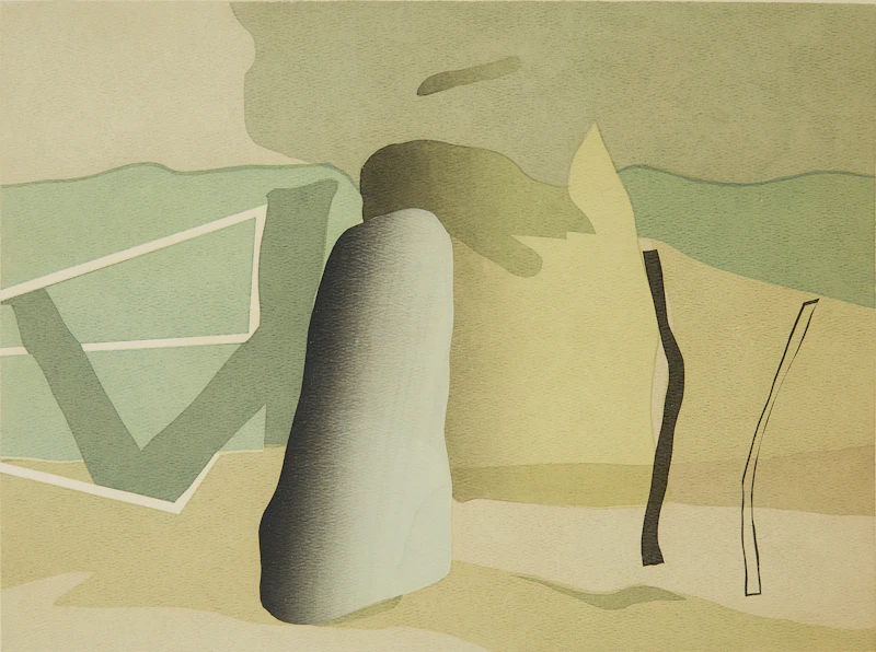 Toni Onley, Sea Shallows, colour serigraph - view 2