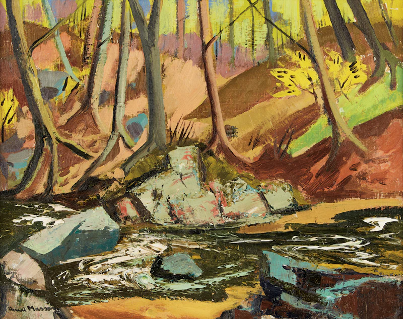 Stream in Autumn by Henri Leopold Masson