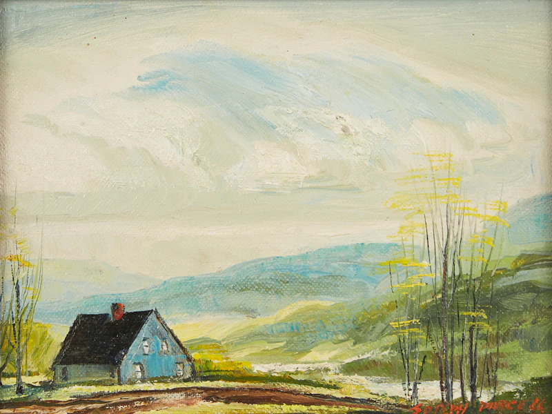 Spring Ploughing on the La Have River, N.S. by Joseph Purcell