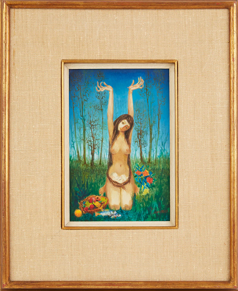 Jan Funnekotter, Maternite, oil on board - view 2