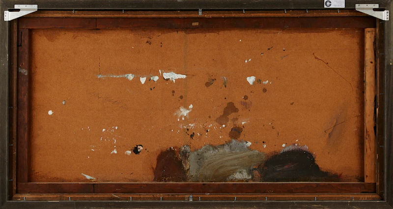 Jack Reppen, Untitled Abstraction, mixed media on board, 1960 - view 3