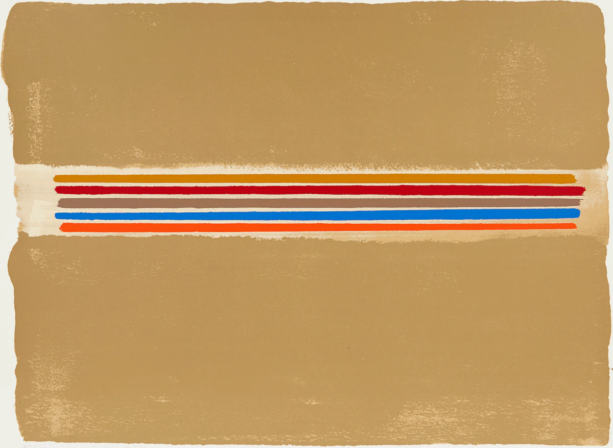 William Perehudoff, La Plonge #12, colour serigraph