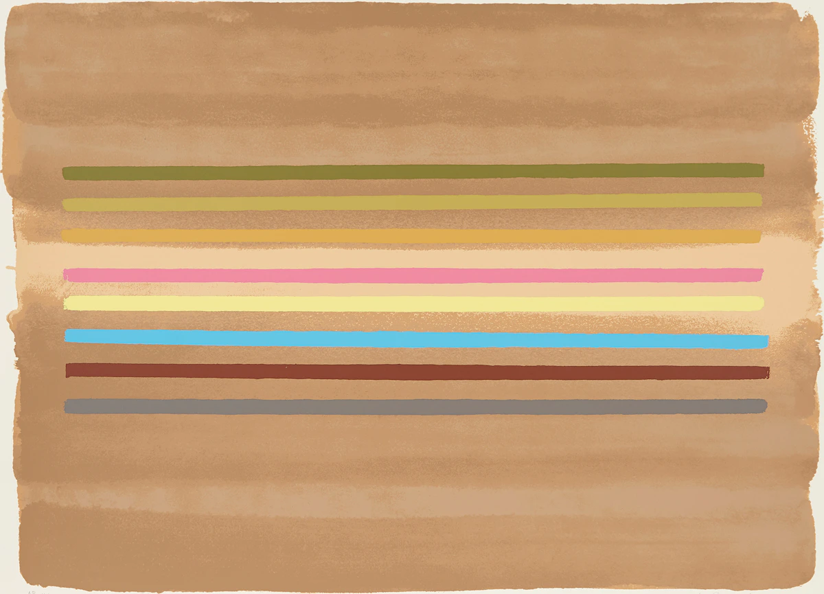 William Perehudoff, La Plonge #11, colour lithograph