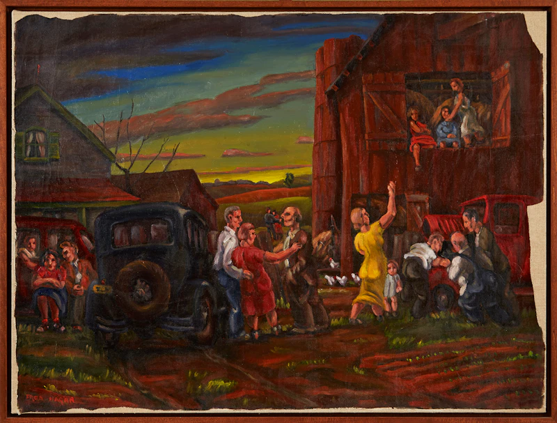 Frederick Hagan, McKrimmon’s Farm, oil on canvas, 1939 - view 2