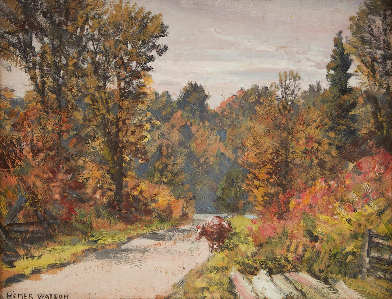 Homer Ransford Watson, Rural Woodland Scene